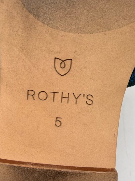 Rothy’s knotted jungle Flat Summer Vacation Beach sandals women’s Size 5 - Picture 10 of 10